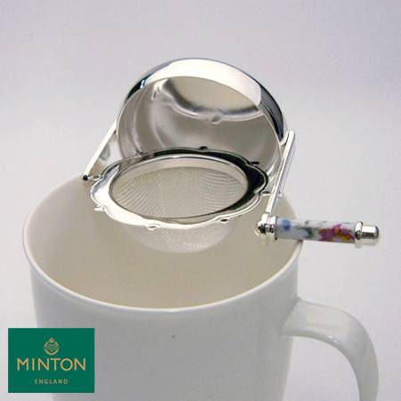 картинка MINTON Haddon Hall Rotating Strainer Silver магазин одежды и аксессуаров являющийся официальным дистрибьютором в России  MINTON Haddon Hall Rotating Strainer Silver