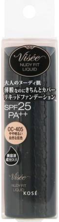 картинка Kose Visee Skin Nudy Fit Liquid Foundation, 30 ml магазин одежды и аксессуаров являющийся официальным дистрибьютором в России  Kose Visee Skin Nudy Fit Liquid Foundation, 30 ml