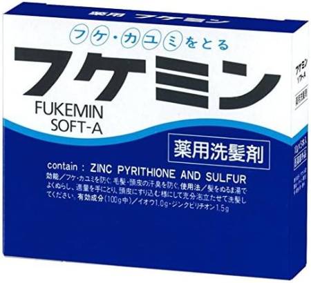 DARIYA Fukemin SOFT-A  Shampoo for dandruff and itching of the scalp, 5 pieces of 10 g