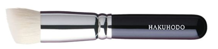картинка Hakuhodo G5553-2mm Powder & Liquid Brush round/angled магазин одежды и аксессуаров являющийся официальным дистрибьютором в России  Hakuhodo G5553-2mm Powder & Liquid Brush round/angled