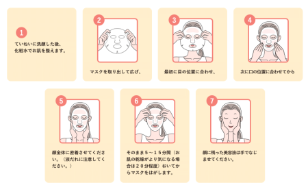 KRACIE Hadabisei Make up damage care Face Mask "Makeup Care", 3pcs