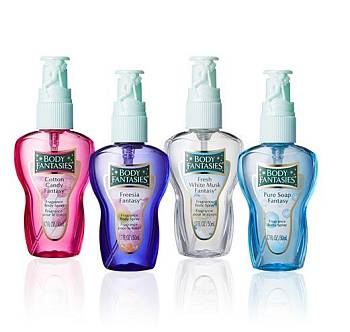 картинка FITS Body Fantasies Perfumed body spray with different scents, 50 ml магазин одежды и аксессуаров являющийся официальным дистрибьютором в России  FITS Body Fantasies Perfumed body spray with different scents, 50 ml