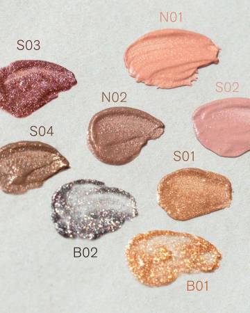 THREE United Fluid Eye Color Liquid eye shadow with pearly shine