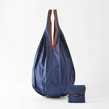 MARNA Shupatto Compact Bag Drop Cкладная сумочка-капля, Navy Морской L MARNA Shupatto Compact Bag Drop Cкладная сумочка-капля, Navy Морской L