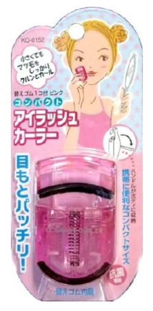 картинка KAI PC Eyelash Curler Pink KQ0152 магазин одежды и аксессуаров являющийся официальным дистрибьютором в России  KAI PC Eyelash Curler Pink KQ0152