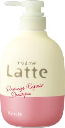 Kracie mä&mё Latte Damage Repair Shampoo Sulfate-free shampoo for mother and daughter with milk protein, 490 ml