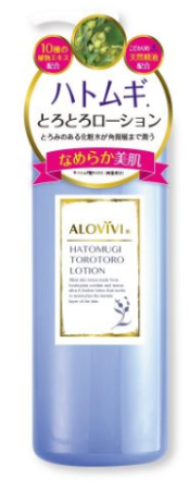 Alovivi HATOMUGI NORONORO LOTION Moisturizing face and body lotion with an extract of a clay pot, 500ml