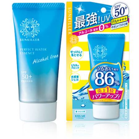 Japanese Skincare - Buy Kiss Me Sunkiller Perfect Water Essence Sunscreen with SPF50 + PA ++++, 50gr Online from Japan | 36Best Kawai Kiss Me Sunkiller Perfect Water Essence Sunscreen with SPF50 + PA ++++, 50gr