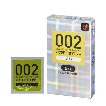 Exellent Okamoto Condoms 0.02 mm condom L size 6 pieces