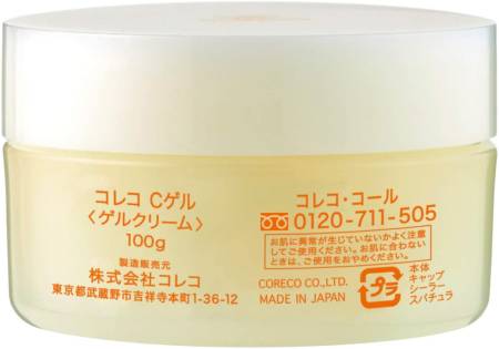 CORECO Placenta VC Moist Gel Highly Functional Moisturizing Gel with Placenta and Vitamin C, 100 g