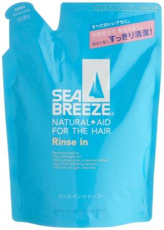 Two in one shampoo and SEA BREEZE conditioner for oily scalp and all hair types, Shiseido