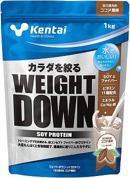 Kentai Weight Down Soy Protein Соевый протеин со вкусом какао, 1кг Kentai Weight Down Soy Protein Соевый протеин со вкусом какао, 1кг