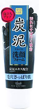 Japanese Skincare - Buy Facial wash Loshi charcoal Cosmetex Roland 145 gr. Online from Japan | 36Best Kawai Facial wash Loshi charcoal Cosmetex Roland 145 gr.