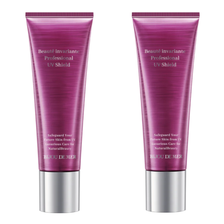 BIJOU DE MER Beauté Invariante Professional UV Shield Sunscreen, 2 for the price of 1, SPF50+ PA++++, 80 g