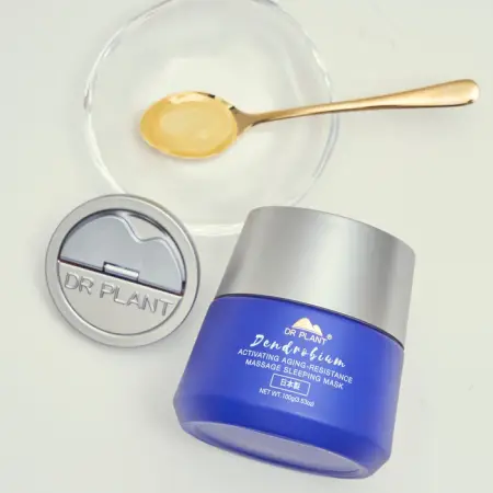 DR. PLANT DENDROBIUM ACTIVATING AGING RESISTANCE REPAIR SLEEPING MASK Night regenerating cream mask with massager, 100 g