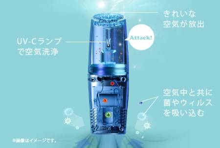 картинка Belulu UVAIR Compact UV Air Purifier магазин одежды и аксессуаров являющийся официальным дистрибьютором в России  Belulu UVAIR Compact UV Air Purifier