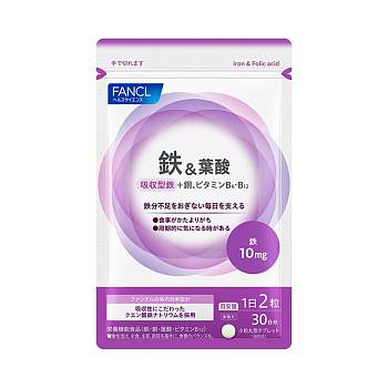 FANCL Iron with folic acid, for 1 month