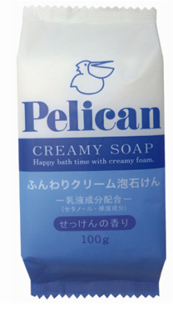 Japanese Skincare - Buy PELICAN Creamy Soap Cream soap 100g Online from Japan | 36Best Kawai PELICAN Creamy Soap Cream soap 100g