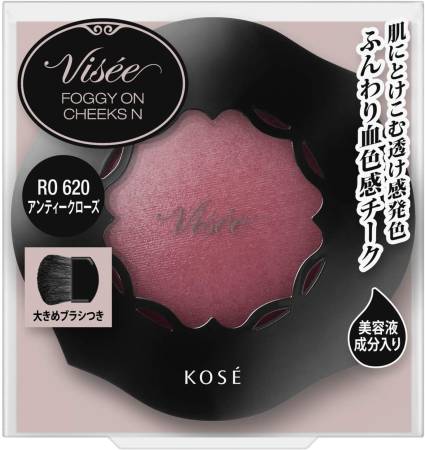 картинка Kose Visee Foggy On Cheeks Blusher, 5 g магазин одежды и аксессуаров являющийся официальным дистрибьютором в России  Kose Visee Foggy On Cheeks Blusher, 5 g