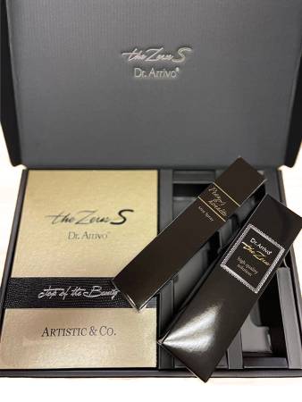 Dr. Arrivo Zeus S & The Zeus Essence Cosmetic device complete with serum + mist for free!