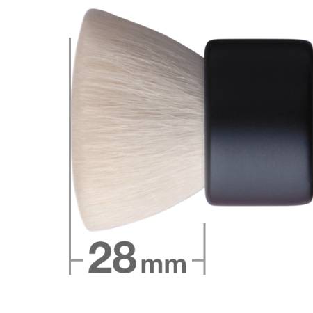 картинка Hakuhodo Kinoko Brush flat (Black) H2375 магазин одежды и аксессуаров являющийся официальным дистрибьютором в России  Hakuhodo Kinoko Brush flat (Black) H2375