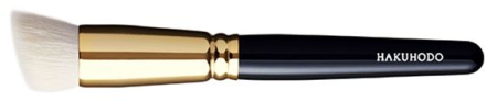 картинка HAKUHODO S5555Bk Powder & Liquid Angled магазин одежды и аксессуаров являющийся официальным дистрибьютором в России  HAKUHODO S5555Bk Powder & Liquid Angled