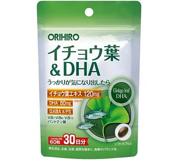 Купить Omega 3 и экстракт гинкго билоба 30 дней ORIHIRO на 36best.com — фото Omega 3 и экстракт гинкго билоба 30 дней ORIHIRO - фото