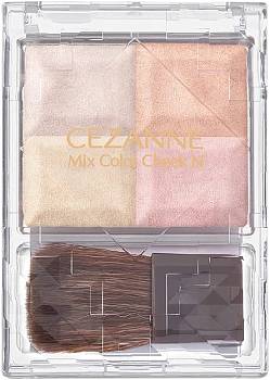 CEZANNE Mix Color Cheek Blush tone 10 Pale Highlights CEZANNE Mix Color Cheek Blush tone 10 Pale Highlights