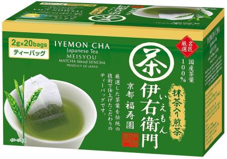 IYEMON CHA Japanese Tea Japanese matcha green tea, 20 tea bags