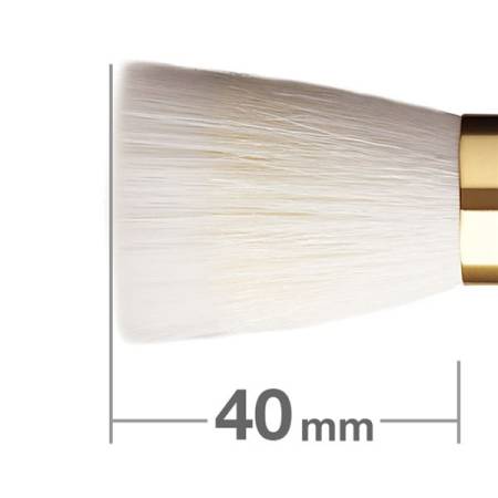 картинка HAKUHODO S4001 Duo Fibre Foundation Brush магазин одежды и аксессуаров являющийся официальным дистрибьютором в России  HAKUHODO S4001 Duo Fibre Foundation Brush