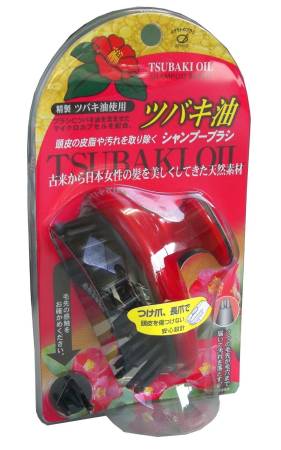 картинка IKEMOTO Tsubaki Oil Shampoo Massager Brush for hair and scalp магазин одежды и аксессуаров являющийся официальным дистрибьютором в России  IKEMOTO Tsubaki Oil Shampoo Massager Brush for hair and scalp
