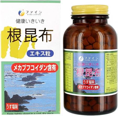 FINE JAPAN Laminaria extract with minerals and fucoidan, 50 days - Buy certified Japanese Health Supplements | 36Best Kawai FINE JAPAN Laminaria extract with minerals and fucoidan, 50 days