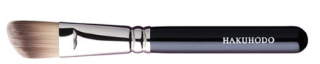 картинка J4005 Hakuhodo Concealer Brush Angled магазин одежды и аксессуаров являющийся официальным дистрибьютором в России  J4005 Hakuhodo Concealer Brush Angled