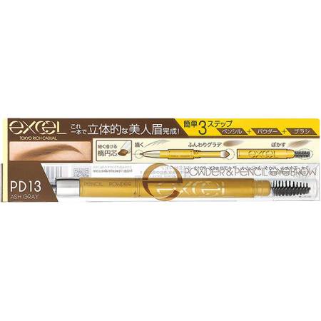 картинка Excel Powder & Pencil Eyebrow магазин одежды и аксессуаров являющийся официальным дистрибьютором в России  Excel Powder & Pencil Eyebrow