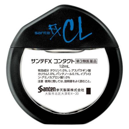 Santen FX CL Eye drops when wearing contact lenses, 12ml