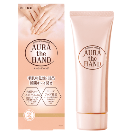 картинка ROHTO Mentholatum Aura The Hand, 70 g магазин одежды и аксессуаров являющийся официальным дистрибьютором в России  ROHTO Mentholatum Aura The Hand, 70 g