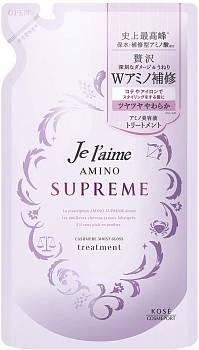 KOSE Cosmeport Je l`Aime AMINO SUPREME Cashmere Moist Gloss Treatment, 350 ml (replaceable unit) KOSE Cosmeport Je l`Aime AMINO SUPREME Cashmere Moist Gloss Treatment, 350 ml (replaceable unit)