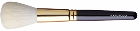 картинка S104Bk HAKUHODO Powder Brush Round face Brush магазин одежды и аксессуаров являющийся официальным дистрибьютором в России  S104Bk HAKUHODO Powder Brush Round face Brush