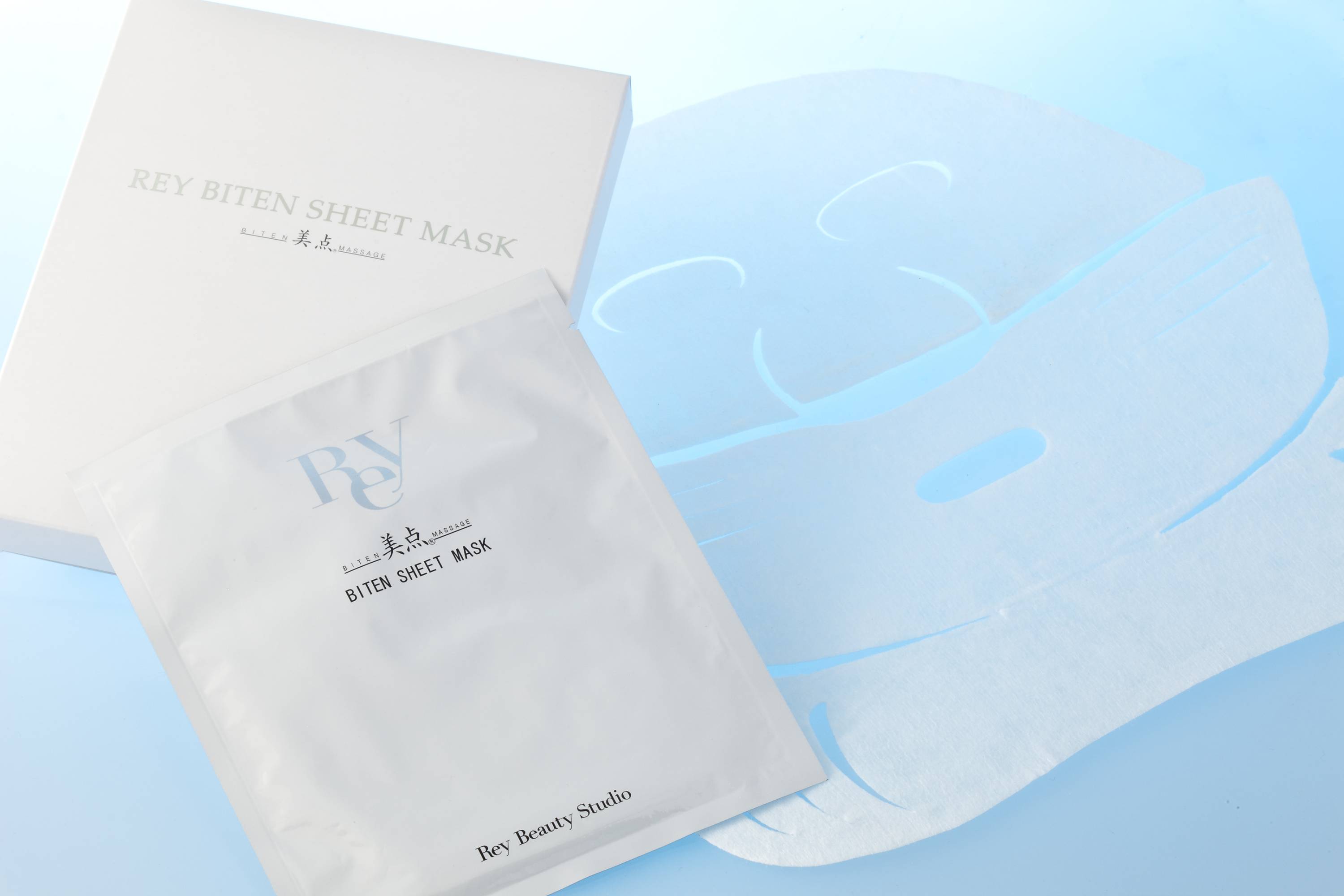 REY Biten Sheet Mask Тканевая маска для моментального лифтинг-эффекта лица, 4 шт - фото