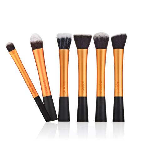 картинка USpicy brush Set makeup 6-piece with storage case магазин одежды и аксессуаров являющийся официальным дистрибьютором в России  USpicy brush Set makeup 6-piece with storage case