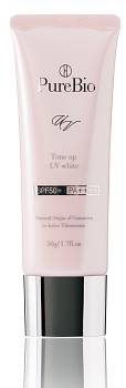 PureBio Tone Up UV White SPF50+ PA++++ whitening sunscreen 5 in 1