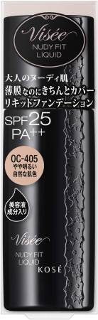 картинка Kose Visee Skin Nudy Fit Liquid Foundation, 30 ml магазин одежды и аксессуаров являющийся официальным дистрибьютором в России  Kose Visee Skin Nudy Fit Liquid Foundation, 30 ml
