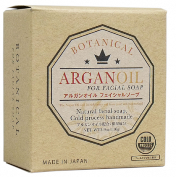 S-LABO Botanical For Facial Soap Argan Oil Natural cleansing soap for the face, 110gr, with a mesh, with argan oil S-LABO Botanical For Facial Soap Argan Oil Natural cleansing soap for the face, 110gr, with a mesh, with argan oil