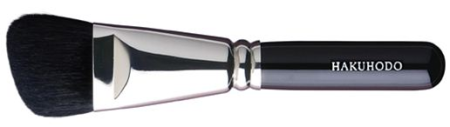 Hakuhodo G503 Blush Brush L angled H2183