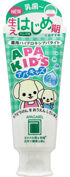 Купить APAGARD Apa Kids Gel Детский зубной гель со вкусом лимонада, 60гр на 36best.com — фото APAGARD Apa Kids Gel Детский зубной гель со вкусом лимонада, 60гр - фото