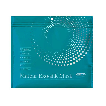 EVER-MATE MATEAR  Exo-Silk Mask Маска тканевая для гладкости и сияния, 30 шт. - фото