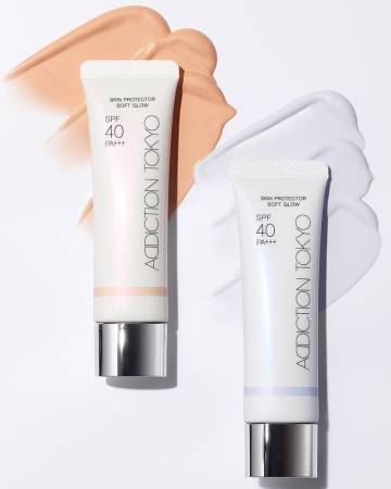 Japanese Skincare - Buy Addiction Skin Protector Soft Glow SPF40+ PA +++ Online from Japan | 36Best Kawai Addiction Skin Protector Soft Glow SPF40+ PA +++