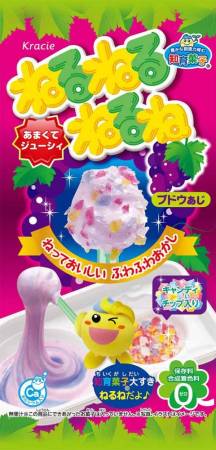 картинка Kracie Popin Cookin Neru Neru Ne Candy making set with grape flavor магазин одежды и аксессуаров являющийся официальным дистрибьютором в России  Kracie Popin Cookin Neru Neru Ne Candy making set with grape flavor