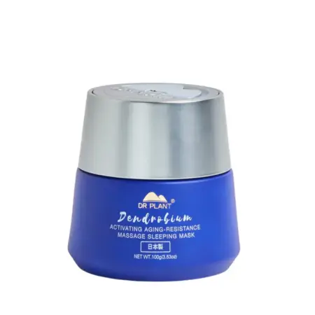 DR. PLANT DENDROBIUM ACTIVATING AGING RESISTANCE REPAIR SLEEPING MASK Night regenerating cream mask with massager, 100 g
