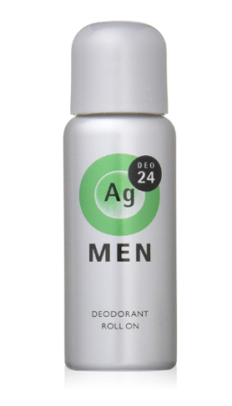 Shiseido Ag Deo 24 MEN Deodorant Rolll On Male Roller Deodorant with Silver Ions, 60ml